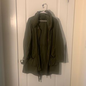 Uniqlo Army Green Trench Coat